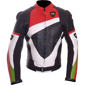 RTX Duke Corse Road & Race Leather Biker Jacket